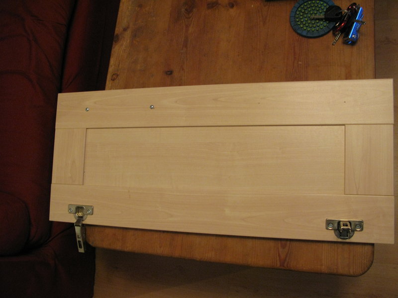 The original cupboard door, detatched
